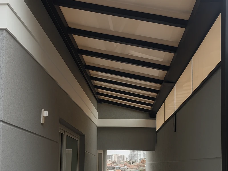 Cobertura Concept Lúmina em policarbonato compacto